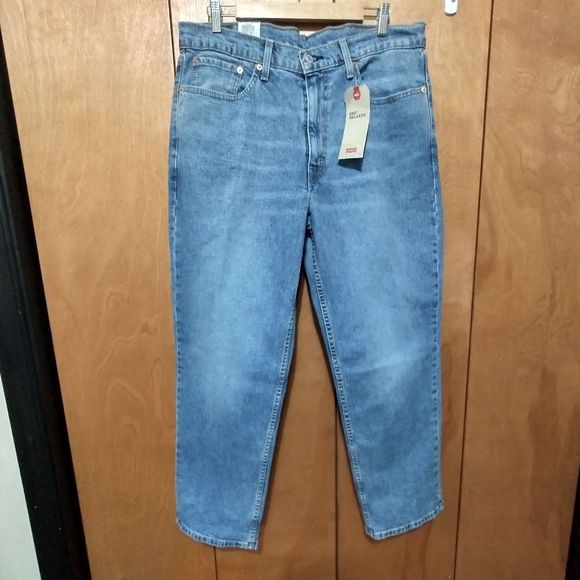 Copy Levi  Men's 550 Relaxed Fit Tapered Legs Medium Wash Jeans (36x29) NWT - Picture 2 of 14
